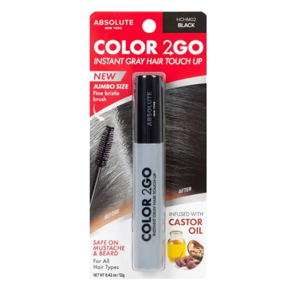 Absolute Color 2 Go Hair Mascara Cheveux 04 Dark Brown