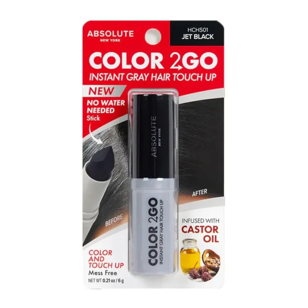 Absolute Color 2 Go Hair Stick Cheveux 02 Black