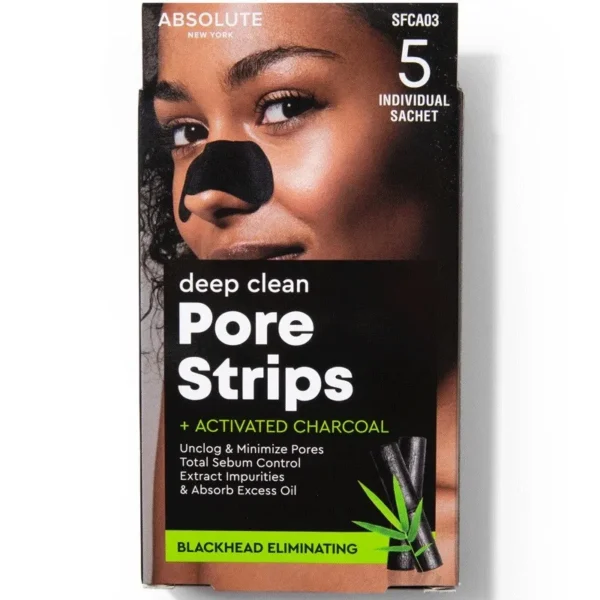 Absolute Deep Clean Pore Strips Charcoal 5 Traitements