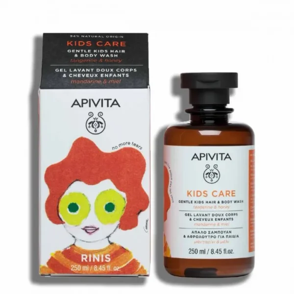 Apivita Kids Care Gel Lavant Doux Corps & Cheveux 250Ml