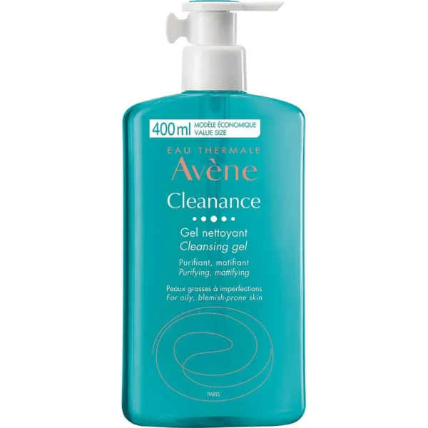 Avène Cleanance Gel Nettoyant Peaux Grasses À Imperfections 400Ml