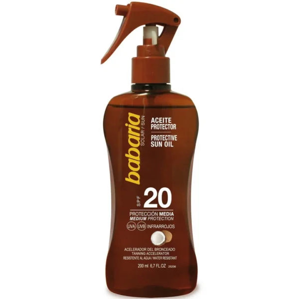 Babaria Huile Bronzante Spf20 Spray 200Ml