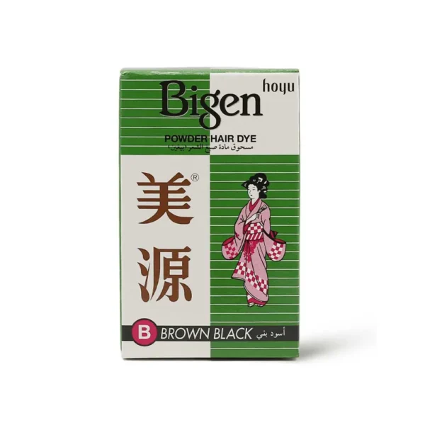 Bigen Permanent Powder Hair Dye Coloration Permanente Brown Black