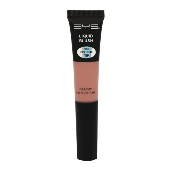 Bys Blush Liquide Pointe Éponge Peachy 13Ml