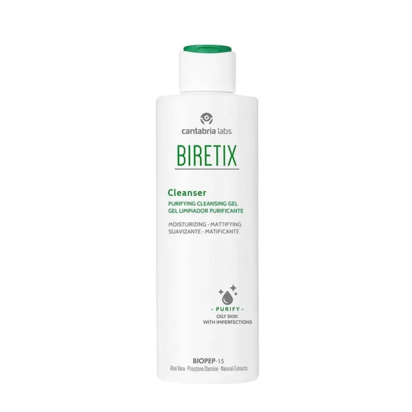 Cantabria Biretix Cleanser Gel Nettoyant Purifiant 200Ml