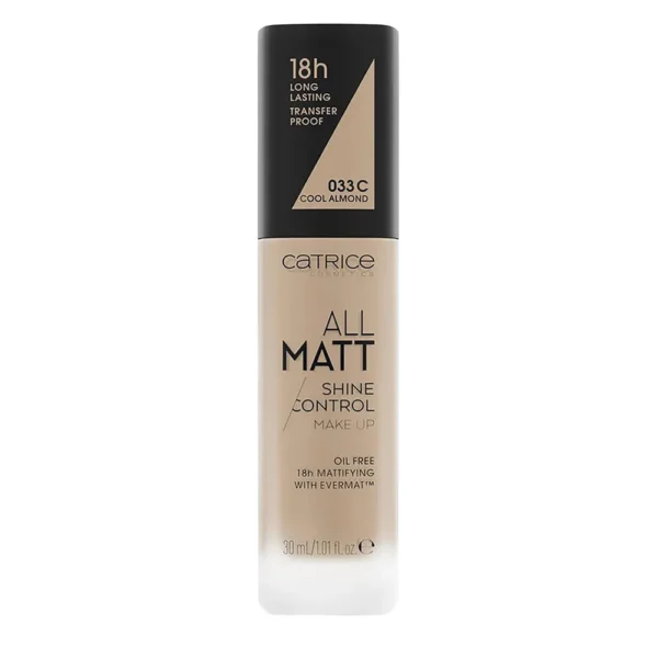 Catrice All Matt Shine Control Make Up Fdt 033C Cool Almond