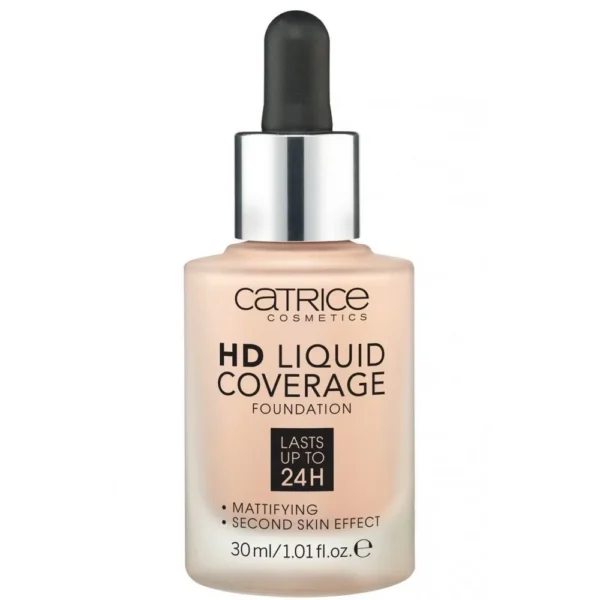 Catrice Hd Liquid Coverage 24H Fond De Teint 010 Light Beige