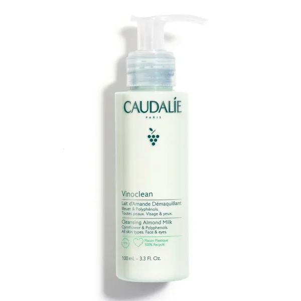 Caudalie Vinoclean Lait D'Amande Démaquillant Visage Et Yeux 100Ml