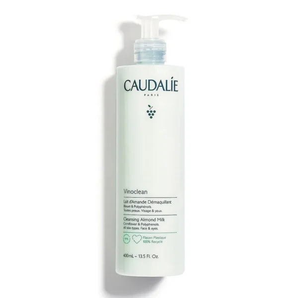 Caudalie Vinoclean Lait D'Amande Démaquillant Visage Et Yeux 400Ml