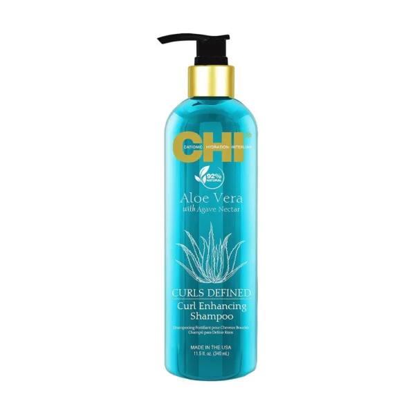 Chi Aloe Vera Curls Defined Shampooing 340Ml