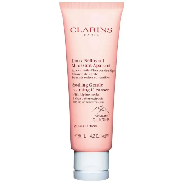 Clarins Doux Nettoyant Moussant Apaisant Peaux Très Sèches Ou Sensibles 125Ml