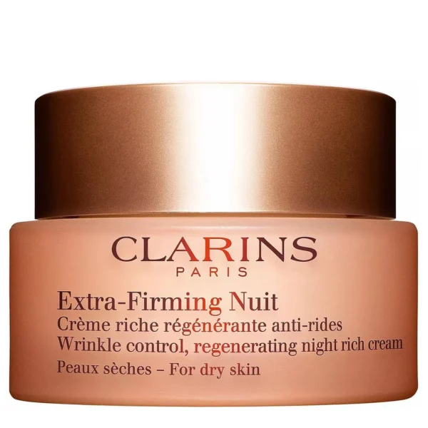 Clarins Extra-Firming Nuit Crème Riche Régénérante Anti-Rides Peaux Sèches 50Ml