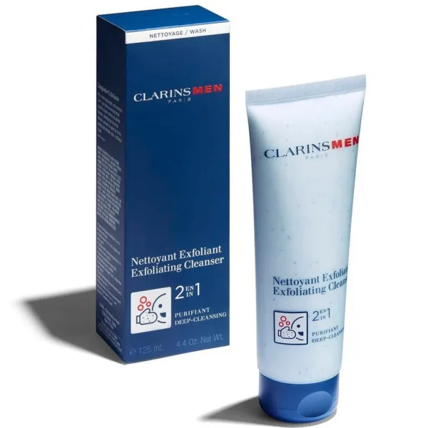 Clarins Men Nettoyant Exfoliant 2En1 Purifiant 125Ml