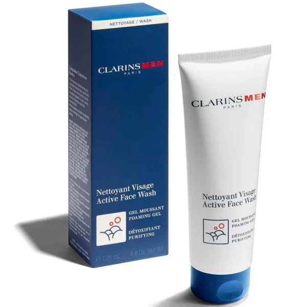 Clarins Men Nettoyant Visage Gel Moussant Détoxifiant 125Ml