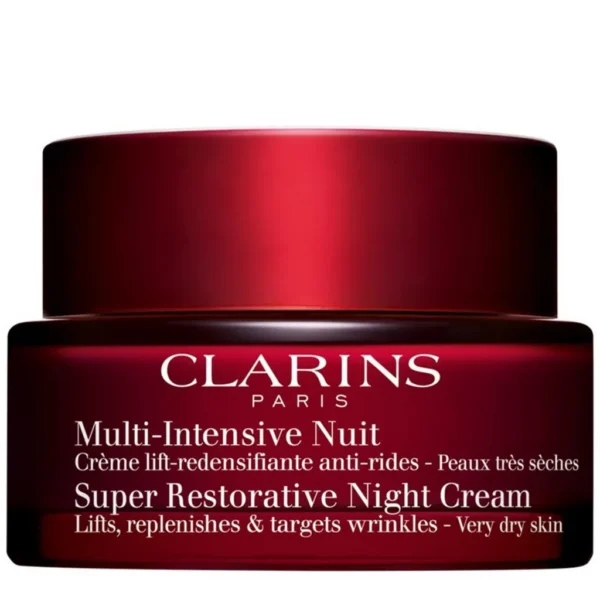 Clarins Multi-Intensive Nuit Crème Anti-Âge Anti-Rides Peaux Très Sèches 50Ml