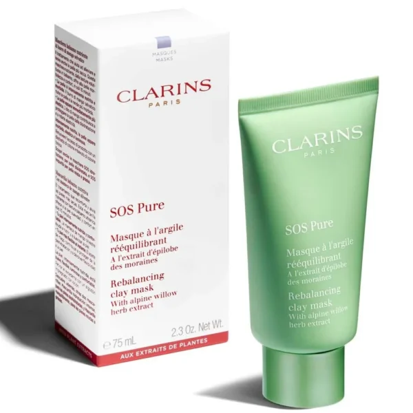 Clarins Sos Pure Masque À L'Argile Rééquilibrant 75Ml
