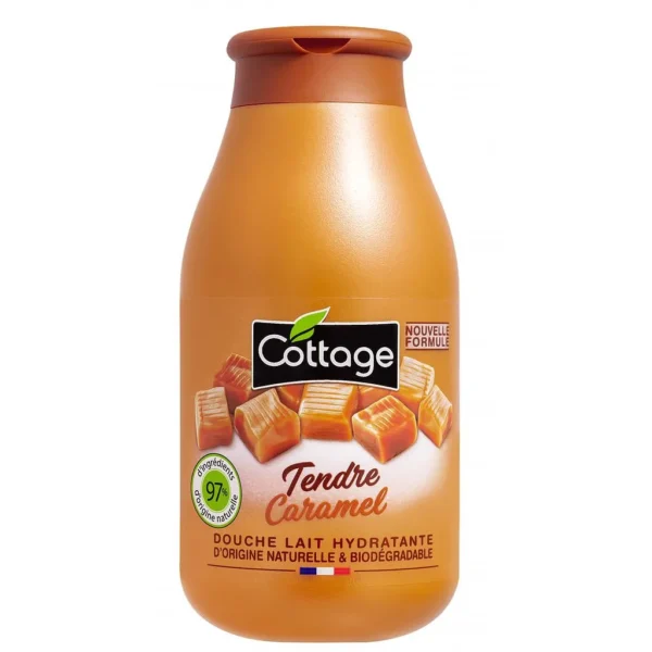 Cottage Douche Lait Hydratante Tendre Caramel 250Ml
