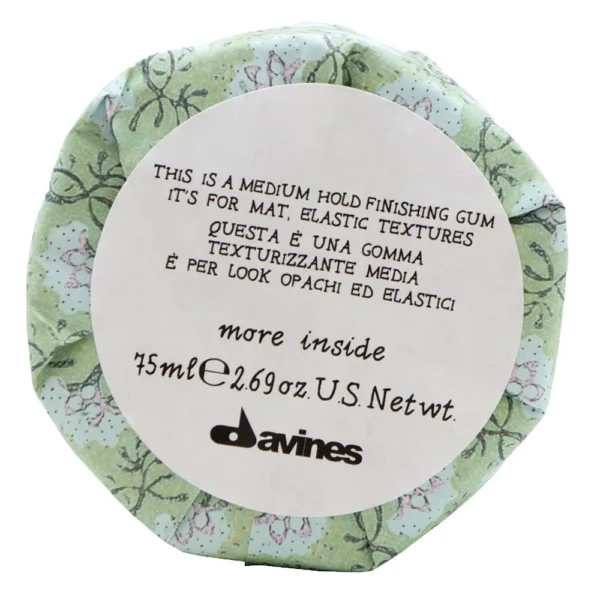 Davines More Inside This Is A Medium Hold Finishing Gum Gomme Tuxirisante 75Ml
