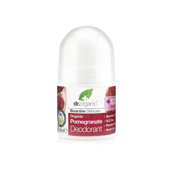 Dr Organic Déodorant À La Grenade Bio 50Ml