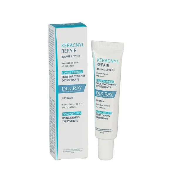 Ducray Keracnyl Repair Baume Lèvres Abimées 15Ml