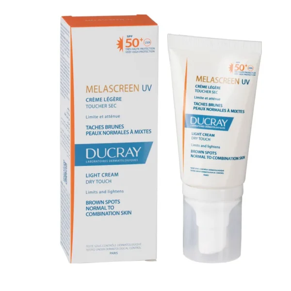 Ducray Melascreen Uv Crème Légère Spf50+ Taches Brunes 40Ml
