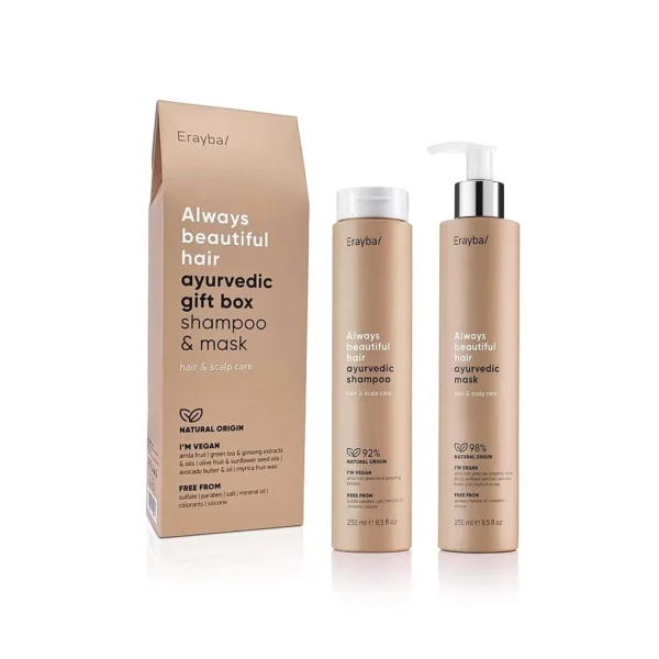 Erayba Abh Ayurvedic Gift Box Shampooing 250Ml + Masque 250Ml Pack