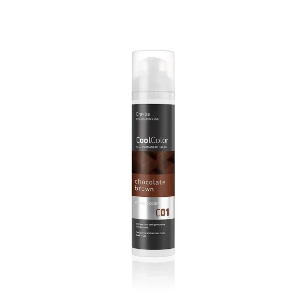 Erayba Coolcolor Coloration Semi-Permanente C01 Chocolate Brown