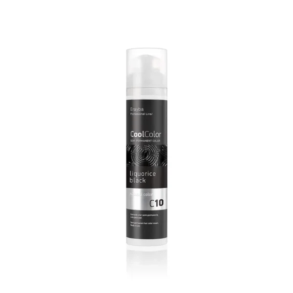 Erayba Coolcolor Coloration Semi-Permanente C10 Liquorice Black 100Ml