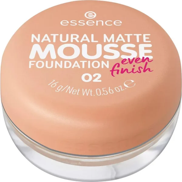 Essence Natural Matte Mousse Foundation Fond De Teint 02
