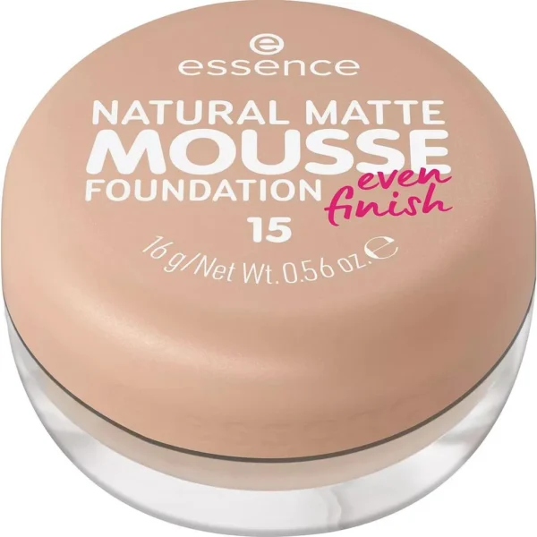 Essence Natural Matte Mousse Foundation Fond De Teint 15