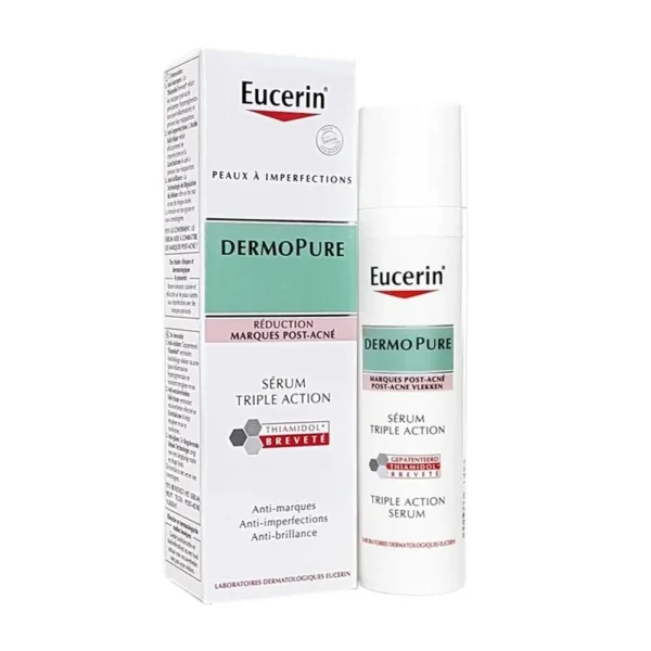 Eucerin Dermopure Sérum Triple Action Marques Post-Acné 40Ml