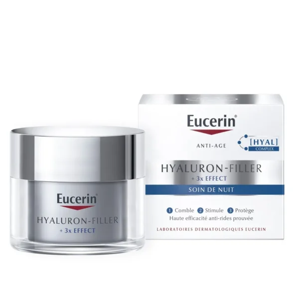 Eucerin Hyaluron-Filler + 3X Effect Soin De Nuit 50Ml