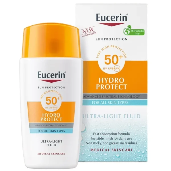 Eucerin Sun Hydro Protect Fluide Ultra-Léger Spf50+ 50Ml
