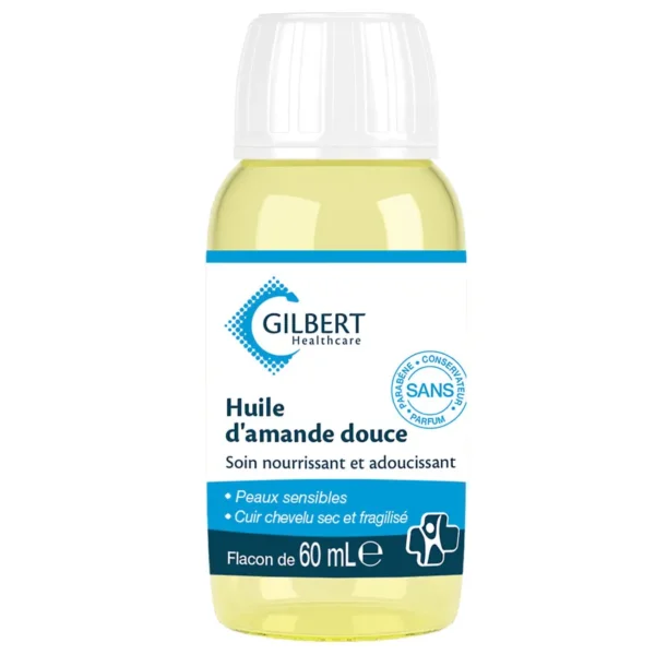 Gilbert Huile D'Amande Douce Soin Nourrissant Adoucissant 60Ml