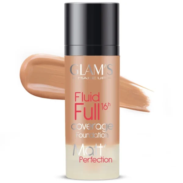 Glam'S Fluid Full 16H Coverage Foudation Matt Font De Teint 226 Golden