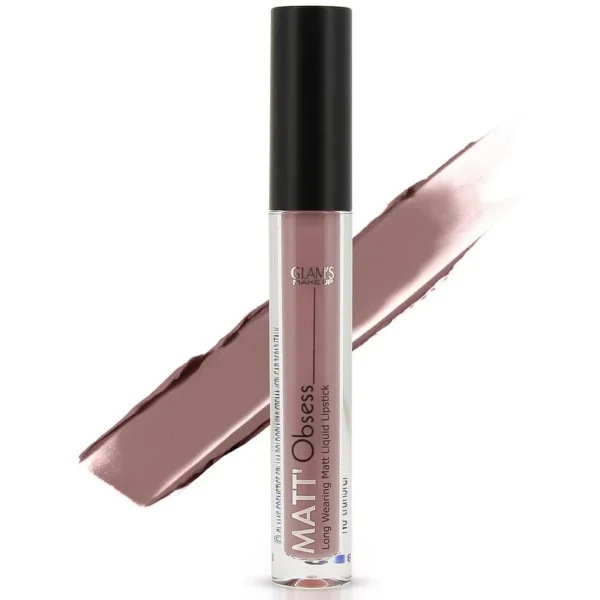 Glam'S Matt Obsess Rouge À Lèvres Liquide Mat Heavenly Nude 859