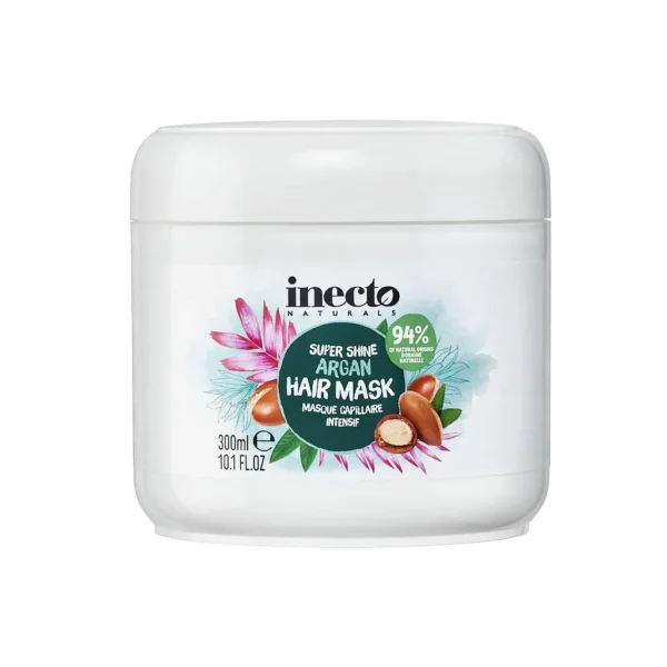 Inecto Naturals Super Shine Argan Masque Capillaire Intensif 300Ml