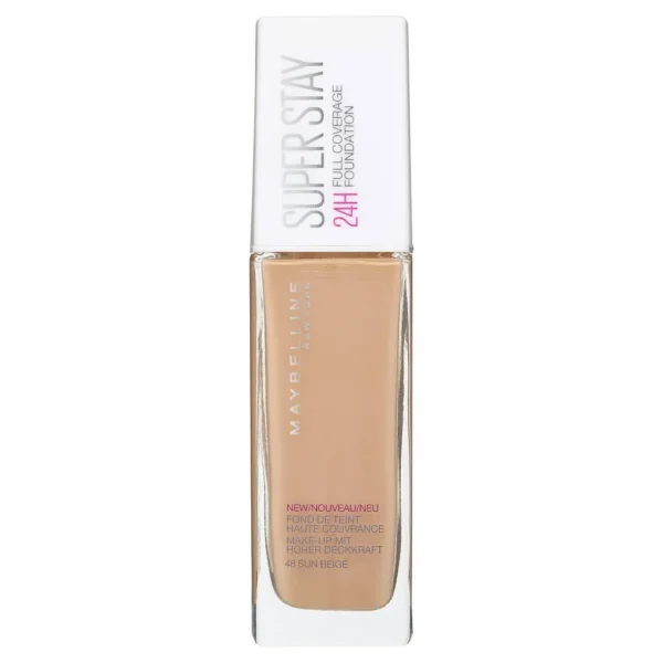 Maybelline Superstay 24H Fond De Teint Haute Couvrance 48 Sun Beige