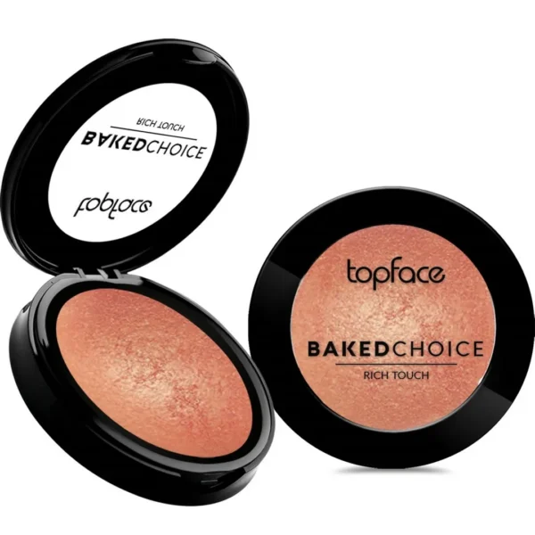 Topface Baked Choice Rich Touch Blush On 004 Shimmer Peach